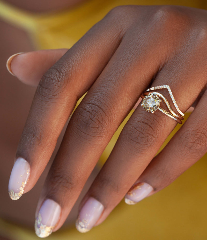 Shay Ring stack on hand