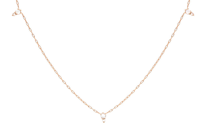 Everett Fine Jewelry Aria Rose Cut Diamond Necklace