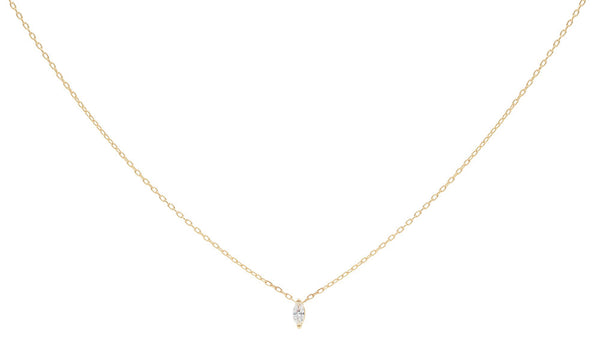 Everett Fine Jewelry Rise Diamond Charm Necklace
