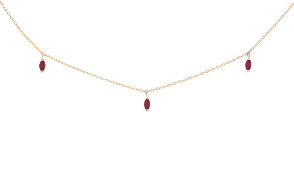 Everett Fine Jewelry Iris Ruby Necklace
