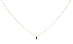 Everett Fine Jewelry Rise Sapphire Charm Necklace
