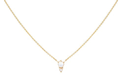Everett Fine Jewelry Odelia Rose Cut Charm Necklace