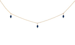 Everett Fine Jewelry Iris Sapphire Necklace