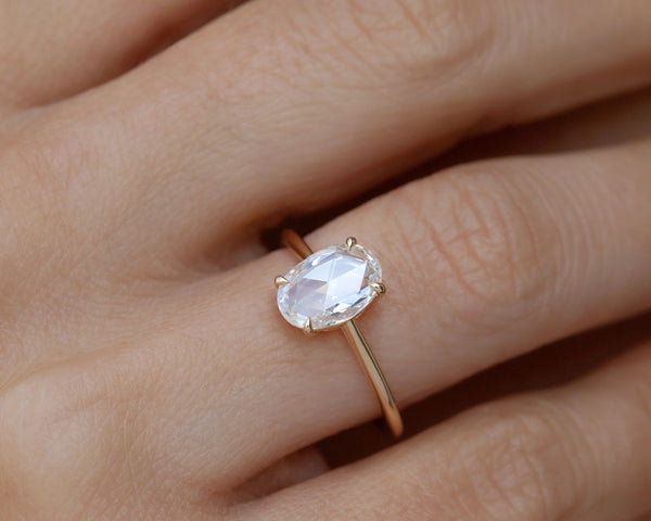 Diamond ring - Most popular shapes of rose-cut diamond rings example