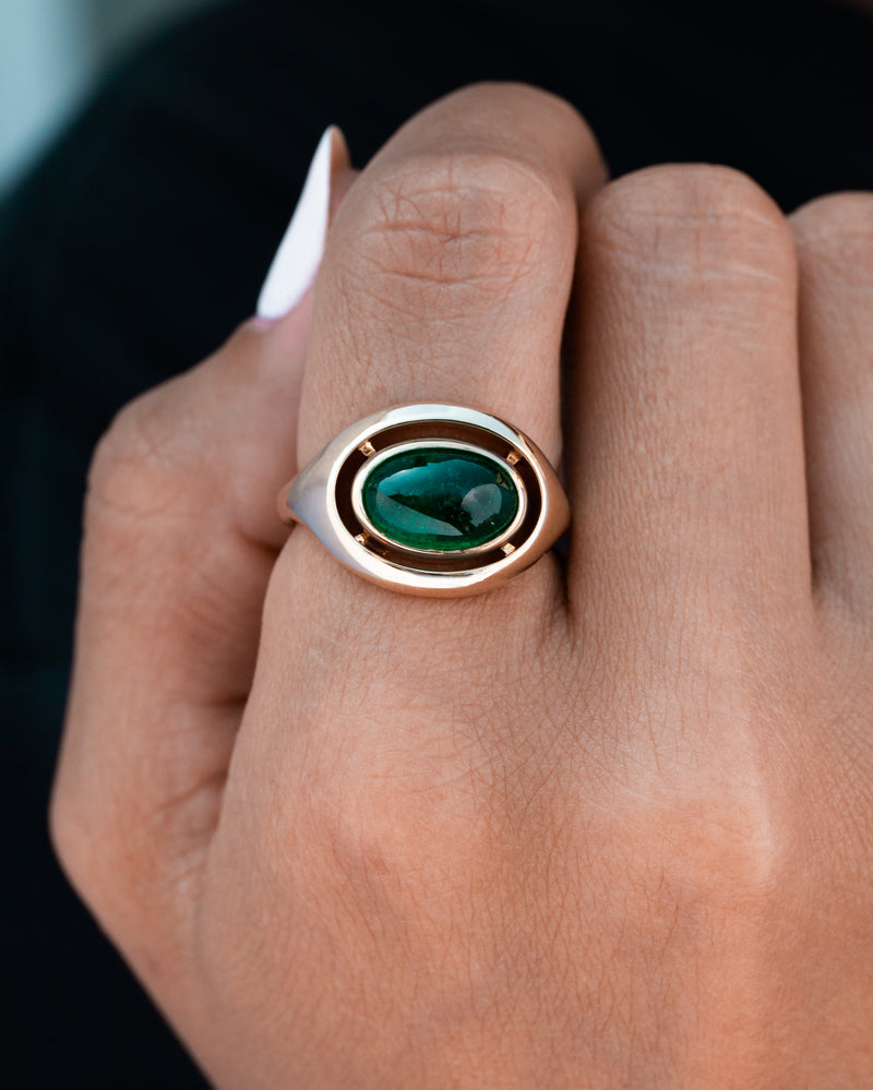 Emerald Virgil Ring