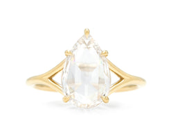 2.01-Carat Rose Cut Diamond Gemma Ring