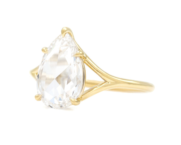 2.01-Carat Rose Cut Diamond Gemma Ring