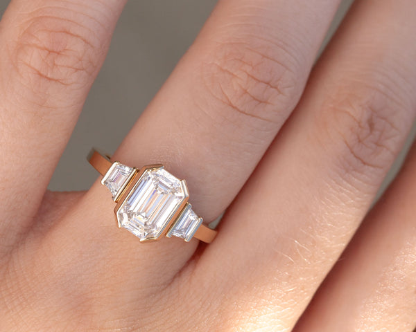 2.5 Carat Ziggurat Ring
