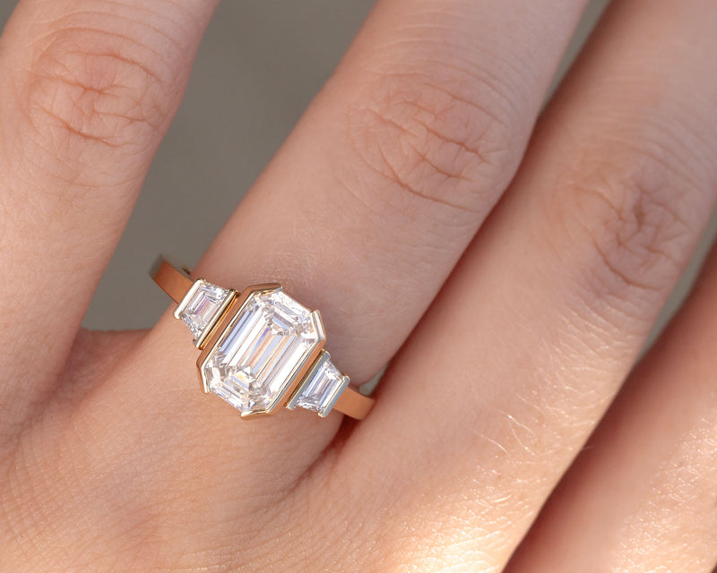2.5 Carat Ziggurat Ring