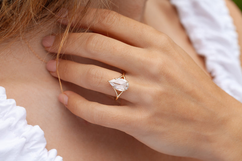 2.58-Carat Rose Cut Diamond Gemma Ring