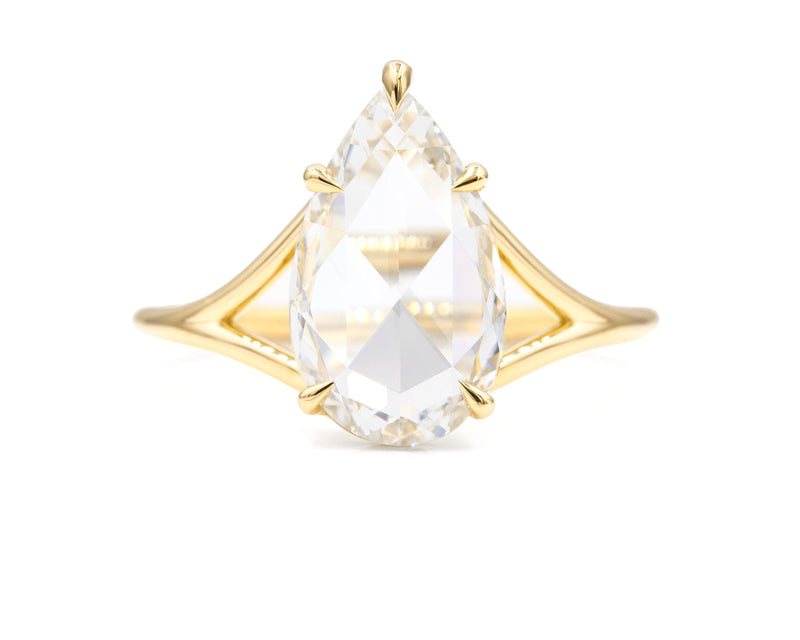 2.58-Carat Rose Cut Diamond Gemma Ring
