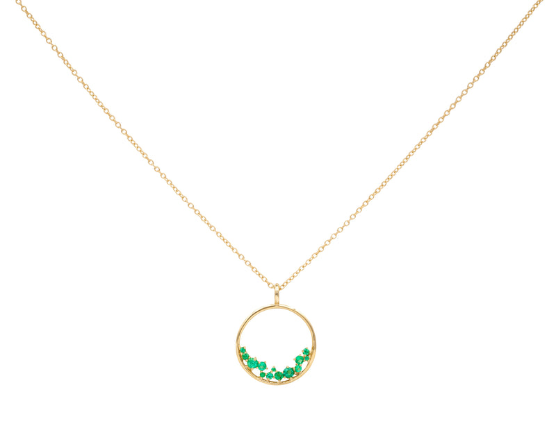 Hydra Emerald Cluster Necklace (Ready to Ship)