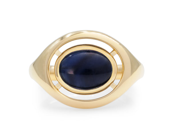 Sapphire Virgil Ring (Ready to Ship Size 7.5)