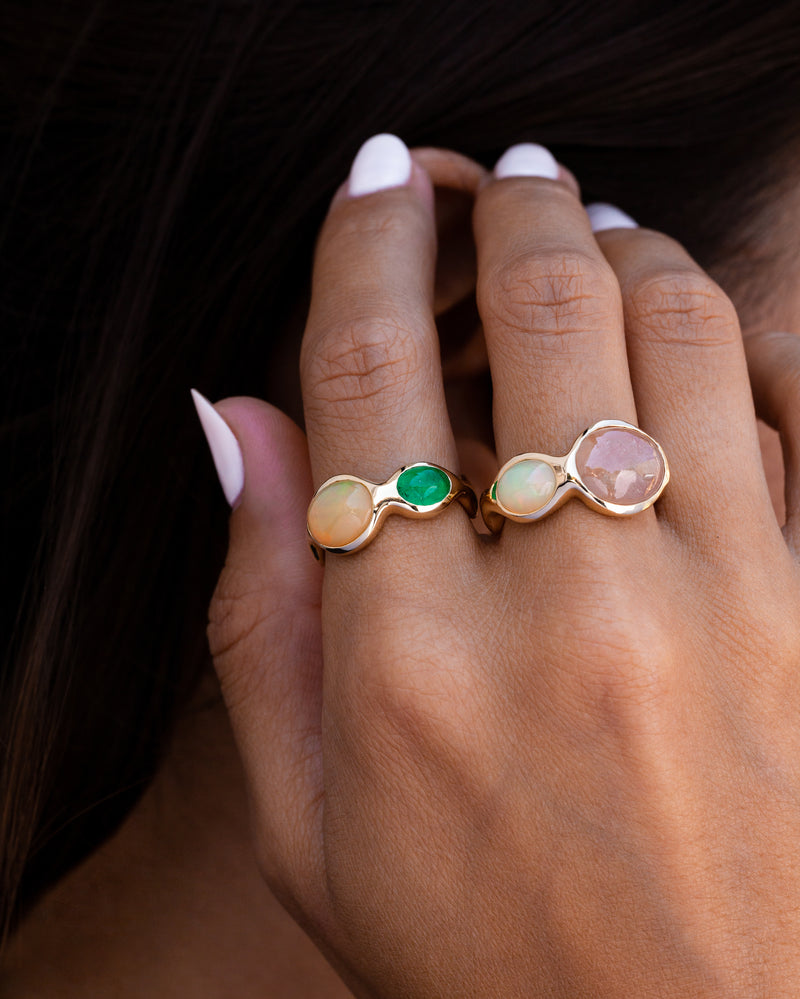 Emerald & Opal Elsewhere Ring