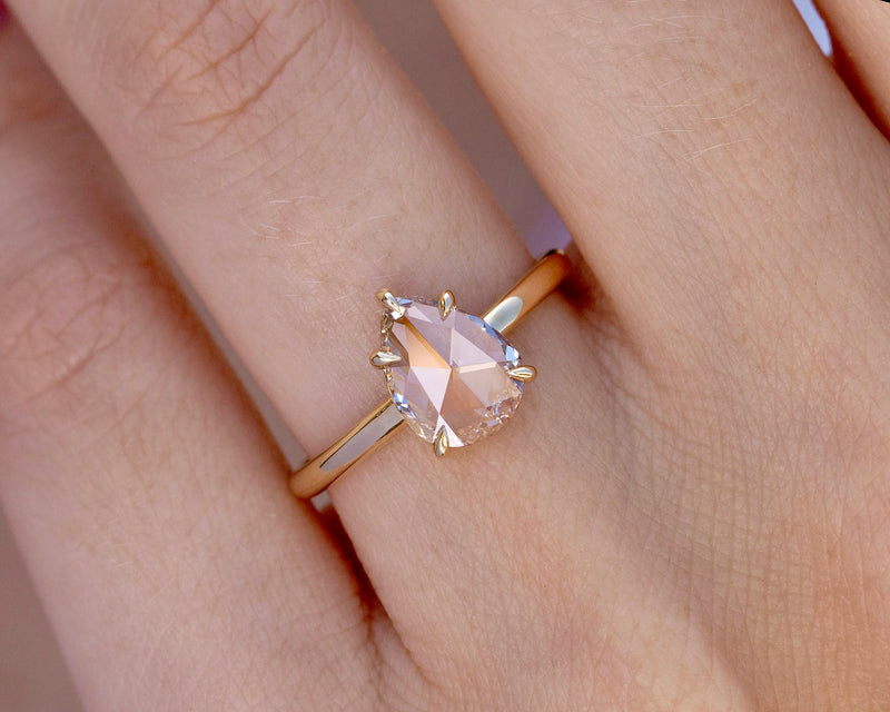 1.36-Carat Rose Cut Soltaire