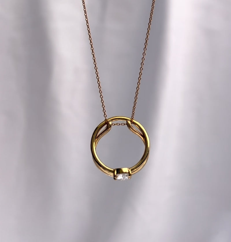 Small Ring Holder Necklace