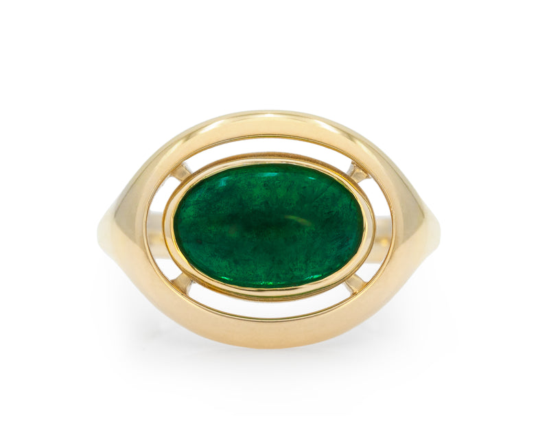 Emerald Virgil Ring