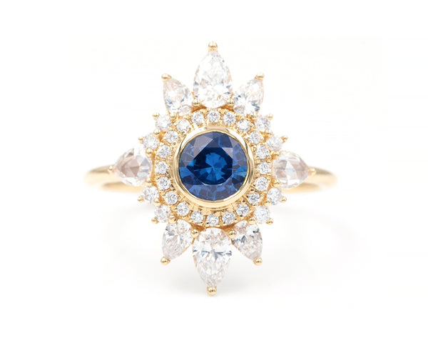 Sapphire Gravity Ring