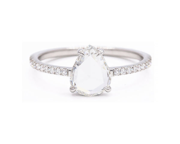 Everett Fine Jewelry 0.77-Carat Rose Cut Diamond Solitaire