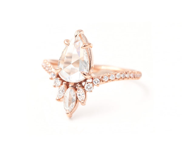 1.11-Carat Lotus Ring
