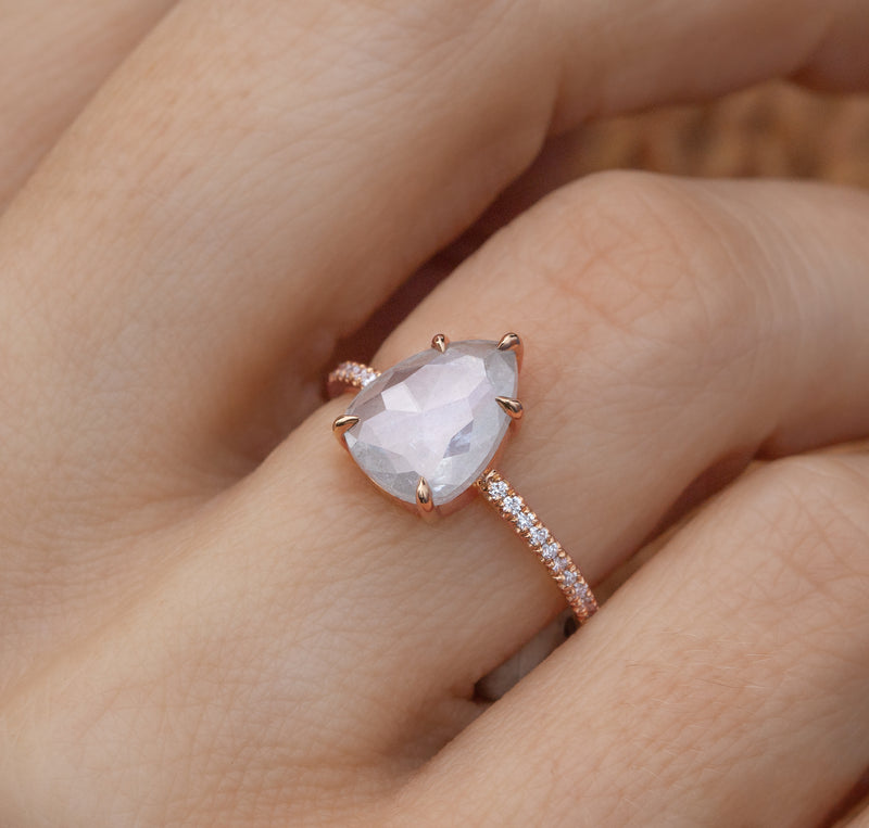 Engagement Rings: Grey Diamond · Rachel Boston