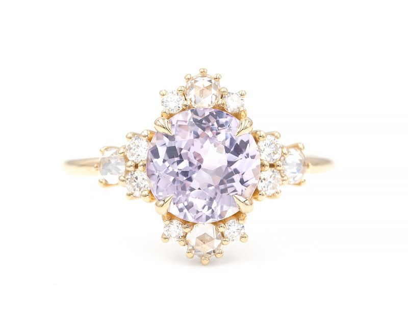 Purple Sapphire Flare Ring