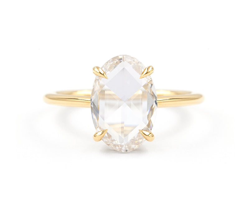 Oval rose cut diamond Clearance