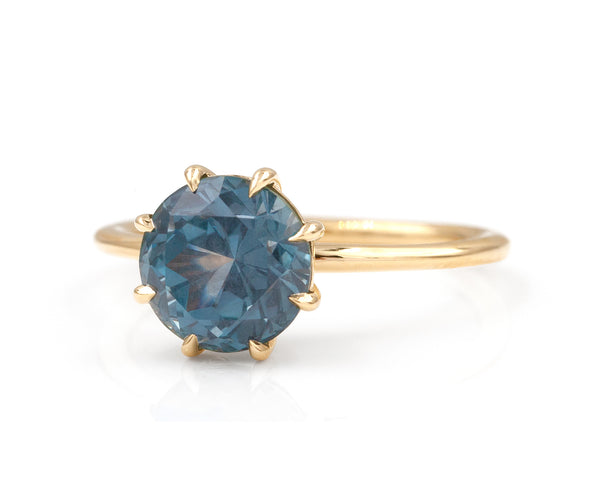 3.78-Carat Sapphire Soleil Ring