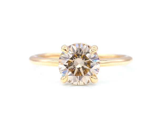 Everett Fine Jewelry 1.55-Carat Champagne Diamond Solitaire