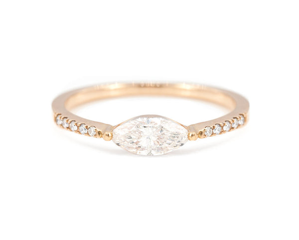 Everett Fine Jewelry East-West Marquise Diamond Ring