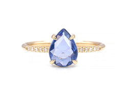 Everett Fine Jewelry 1.43-Carat Rose Cut Sapphire Ring