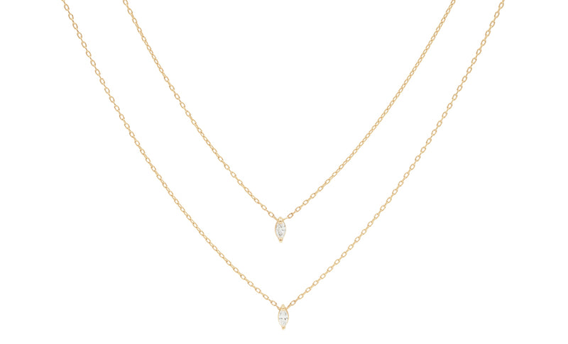 Everett Fine Jewelry Eclipse Diamond Necklace