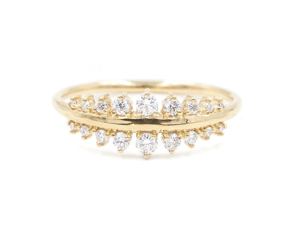 Everett Fine Jewelry Vega Tapering Diamond Ring