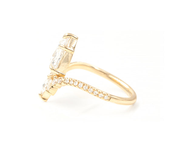 1.02-Carat Lotus Ring
