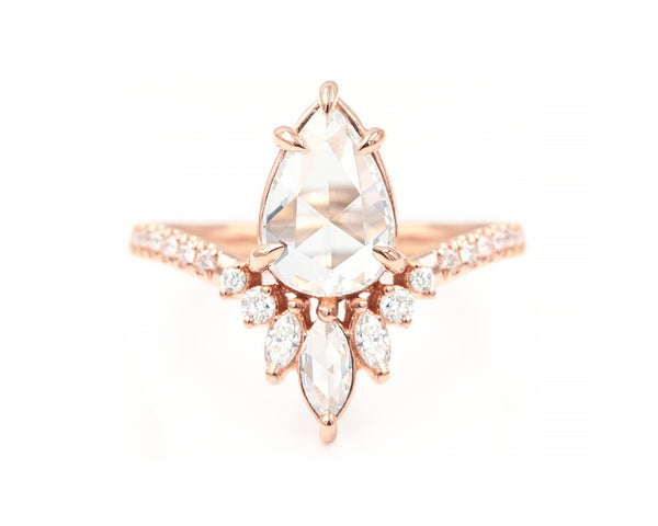 1.11-Carat Lotus Ring