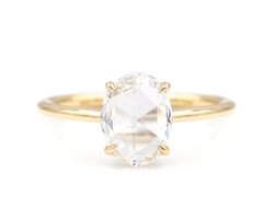 1.15-Carat Rose Cut Oval Solitaire (Ready to Ship)