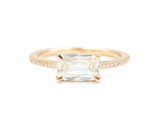 1.56-Carat Criss-Cut Diamond Ring