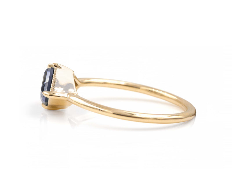 Sapphire Clara Ring side view