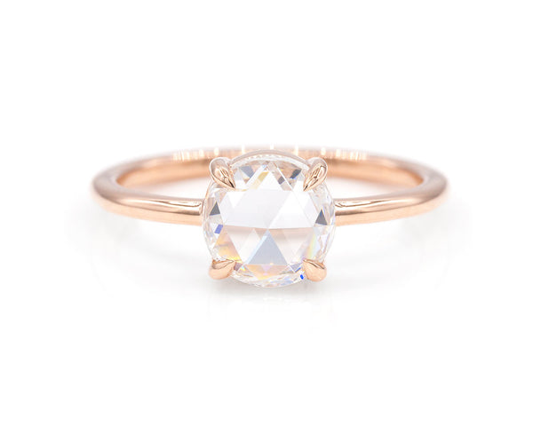 Everett Fine Jewelry 1.63-Carat Round Rose Cut Diamond Solitaire