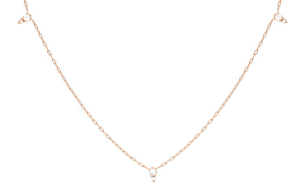 Everett Fine Jewelry Aria Rose Cut Diamond Necklace