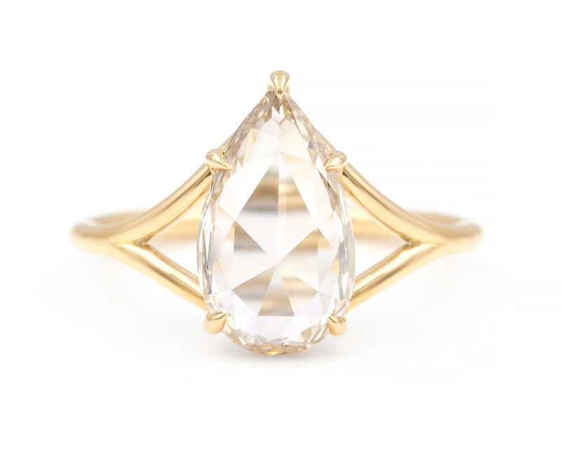 2.02-Carat Rose Cut Diamond Gemma Ring