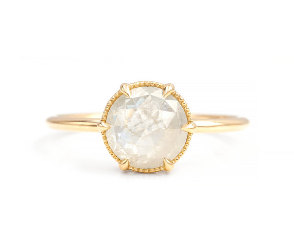 2.03-Carat Icy Grey Eliza Ring