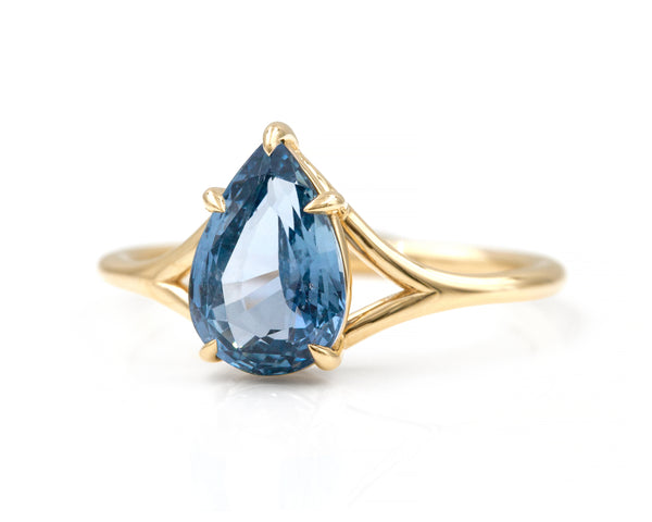 2.37-Carat Pear Sapphire Gemma Ring