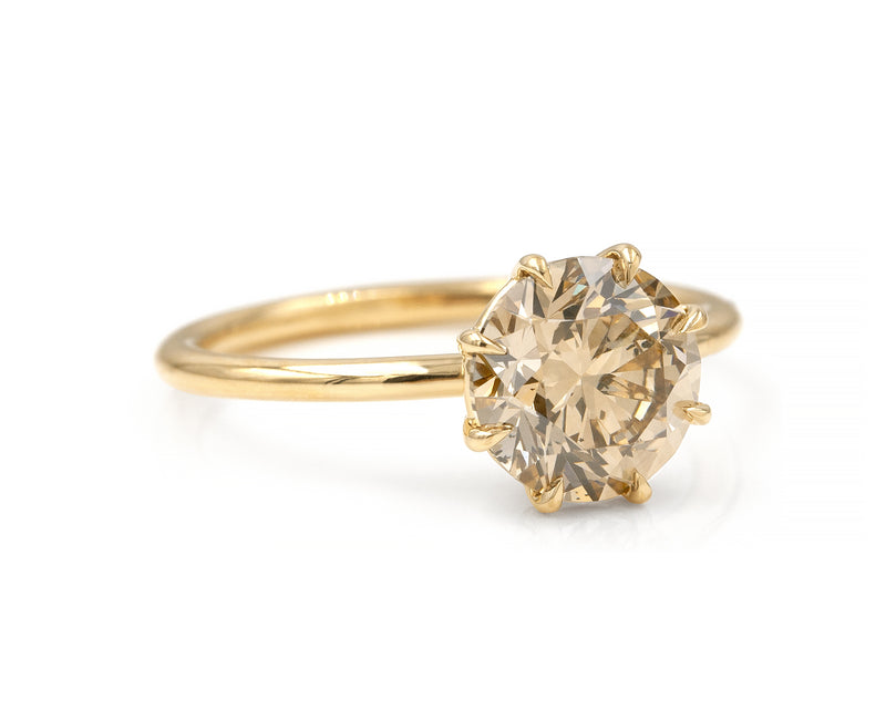 Champagne diamond 2 carat Clearance