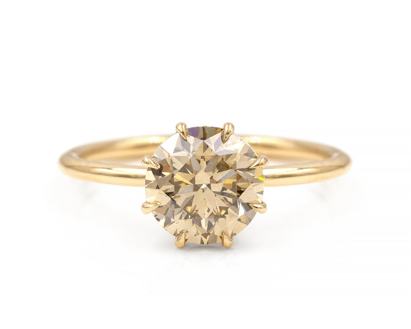 Champagne diamond 2 carat Clearance