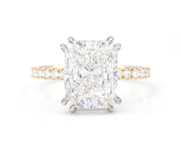 3.57-Carat Radiant Diamond Ring