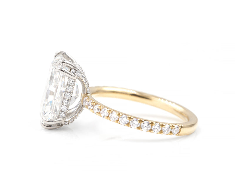 3.57-Carat Radiant Diamond Ring