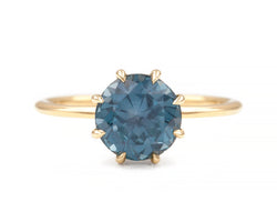 3.78-Carat Sapphire Soleil Ring