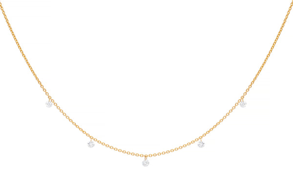 Brilliant Cut Diamond Quinn Necklace