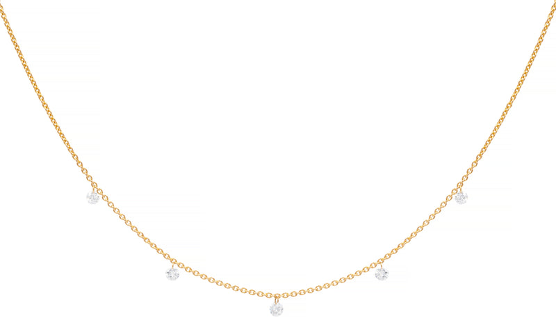 Brilliant Cut Diamond Quinn Necklace